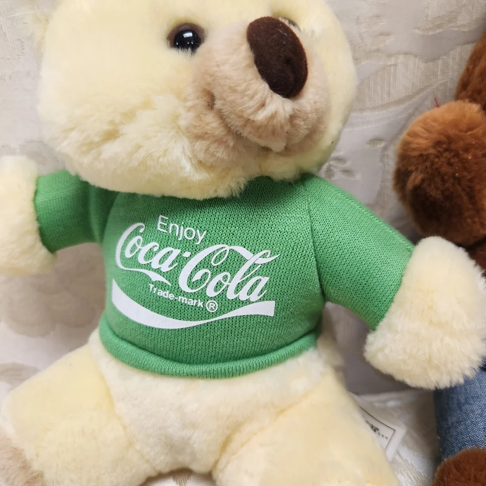 Whatabear Grrr Promotional Bear Plush - Cowboy Hat/Bandanna & Coca Cola Koala
